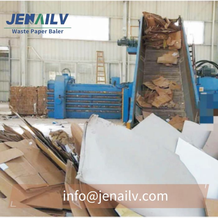 Full Automatic Waste Paper Cardboard Baler 